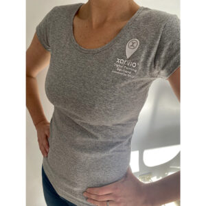 Remera Xarvio mujer gris talle M