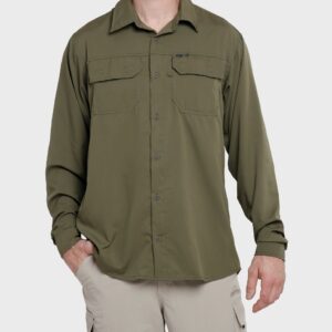 Camisa Montagne Voraxor hombre verde talle L